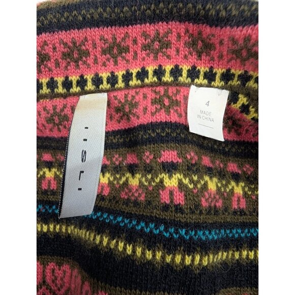 IISLI Jacket Blazer Women's Size 4  100% Wool  Nordic style x long sleeve - Picture 10 of 16